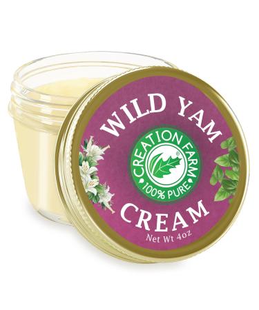 Creation Farm Wild Yam Cream - Creamy Body Moisturizer with Real Wild Yam Root