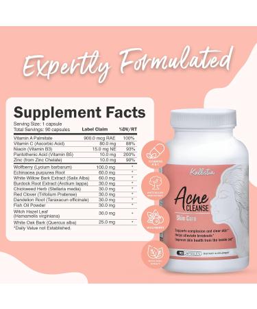 Kallistia Acne Cleanse Capsules - Buy Online on GoSupps.com