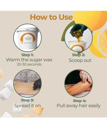 Nature'S Sugar - Nature's Sugar Wax P te anti-poils multi-usages pour jambes dos bras et poitrine 992 2 g pour d butants pour tous types de peau v g talien et sans cruaut envers les animaux - Buy Online on GoSupps.com