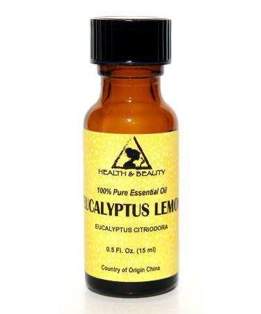 Eucalyptus Lemon Essential Oil Aromatherapy Therapeutic Grade 100% Pure Natural 0.5 oz 15 ml