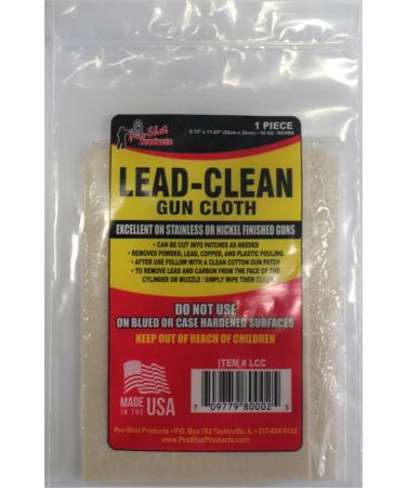Pro-Shot Products Lead Cleaning Cloth, White, 8.75" x 11.25"