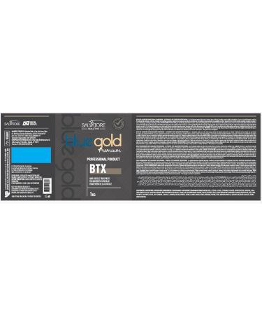 SALVATORE Blue Gold Premium BTX Traitement Professionnel pour Cuticules Capillaires 1 kg - Buy Online on GoSupps.com