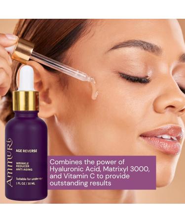 Ammuri S rum Visage Anti- ge Peptide + Matrixyl 3000 avec S rum Hyaluronique et S rum Vitamine C pour Soins de la Peau Soins du Visage - Flacon de 30 ml - Buy Online on GoSupps.com