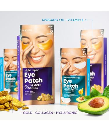 Shop Absolute New York Wrinkle Free Avocado Eye Patch - Boost Your Eyes & Get Free Worldwide Shipping - Buy Online on GoSupps.com