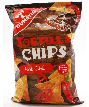 Gut & G nstig Good & Cheap Tortilla Hot Chili Tokens 300g (Pack of 10)