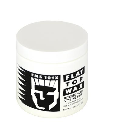 FMS Flat Top Wax 101X Intense Hold Styling Prep 16 oz 16 Ounce