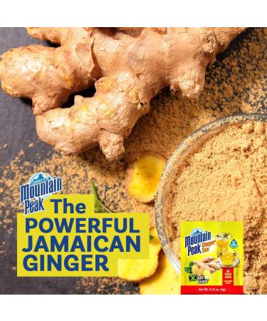 Jamaica Mountain Peak Ginger Instant Tea Unsweetened 14 sachets - Buy Online on GoSupps.com