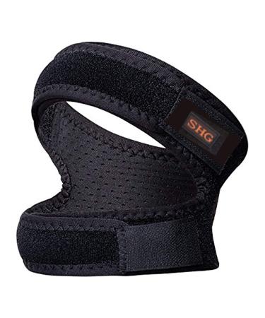 Buy Premium Patella Tendon Support Brace | Knee Pain Relief Breathable Neoprene Adjustable Strapping Arthritis & Injury Recovery - Buy Online on GoSupps.com