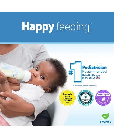 Dr. Brown's Natural Flow Anti-Colic Options+ Narrow Baby Bottles 8 oz/250 mL - Level 1 Slow Flow Nipple - 4 Pack - 0m+ - Clear - Buy Online on GoSupps.com