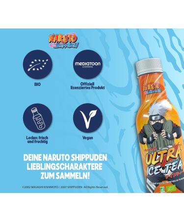 Buy Ultra Ice Tea Bio - Vegan Black Tea Drink with Kakashi - Refreshing Melon Flavor - 500ml - International Shipping Available - Buy Online on GoSupps.com