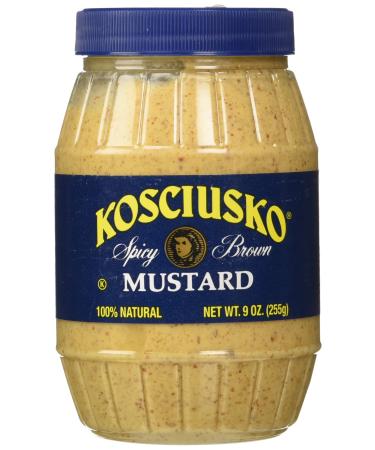 Kosciusko Spicy Brown Mustard, 9 oz 9 Ounce (Pack of 1) - Buy Online on GoSupps.com