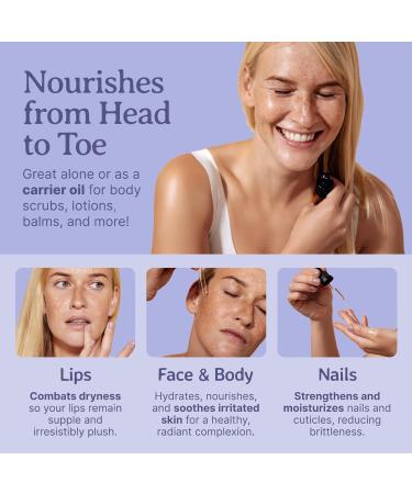 Bella Terra Oils Borage Seed Oil. 473ml. 100% Pure. Cold-pressed. Unrefined. PA-free. Hexane-free. Rich in GLA. Natural Moisturizer for Skin Hair. 473 ml (Pack of 1) - Buy Online on GoSupps.com