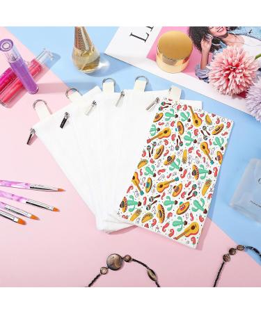 Weewooday Cosmetic Bags - Multipurpose Sublimation Blanks for DIY Heat Transfer - Makeup, Toiletry, Pencil Bag for Travel and School - Pack of 12 - Buy Online on GoSupps.com