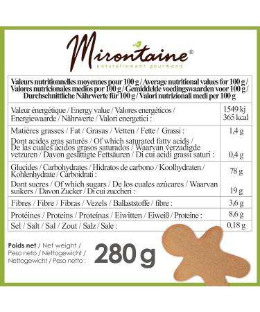 Mirontaine - Preparation for gingerbread cookies 280 g - Buy Online on GoSupps.com