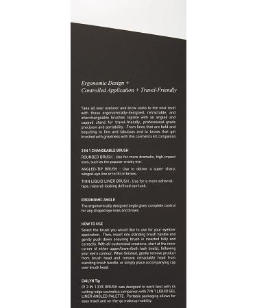 Buy Cailyn O! 3 in 1 Eye Brush Kit - 4 Essential Brushes for Flawless Eye Makeup - Buy Online on GoSupps.com