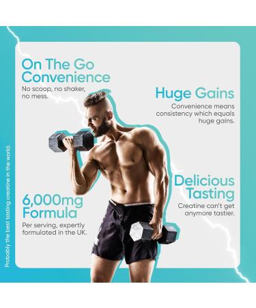 Revigr Max 5000mg 90 Creatine Monohydrate Gummies Added 500mg BCAAs + 500mg L-Carnitine Vegan & Sugar-Free Premium Pre-Workout Gym Supplement (1 Month Supply) (Blue Raspberry) - Buy Online on GoSupps.com