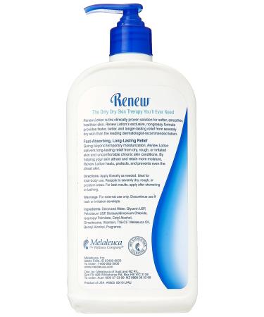 Melaleuca Renew Intensive Skin Therapy Lotion 20oz Pump | Moisturizing Body Cream - Buy Online on GoSupps.com