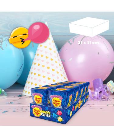 Chupa Chups Magic Cubes - Color-Changing Bubble Gum 10x86g Storage Pack | International Shipping - Buy Online on GoSupps.com