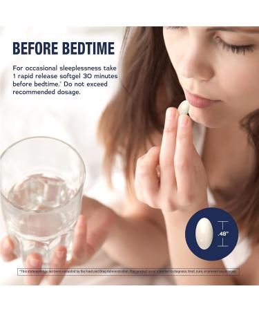 Natural Vitality Melatonin Softgels | 12mg Maximum Strength Supplement | 100% Drug Free | 120 Count - Buy Online on GoSupps.com