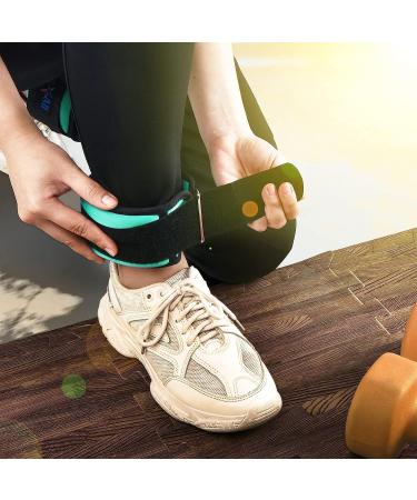 YES4ALL Unisex Velcro Neoprene Weight Cuffs for Men & Women | Adjustable Leg Weights (0.9kg - 4.5kg) for Walking Calisthenics - 2.2kg Pair Included - Buy Online on GoSupps.com