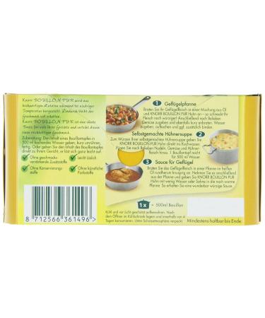 Buy Knorr Bouillon Pur Chicken - 6x28g (Pack of 5) | Delicious & Flavorful Chicken Bouillon | International Shipping Available - Buy Online on GoSupps.com
