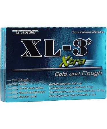 XL-3 Xtra Cold & Cough 2-Pack: Relieve Cough and Cold Symptoms - Buy Online on GoSupps.com