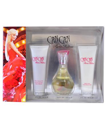 Paris Hilton Can Can Women Gift Set 3 Count (Pack of 1)