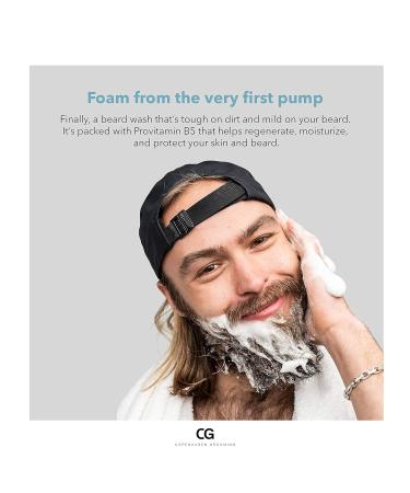 Copenhagen Grooming 8am Splash Beard Wash | Gentle Beard Shampoo for Men | Face Care Shampoo for Clean Beard & Skin - Buy Online on GoSupps.com