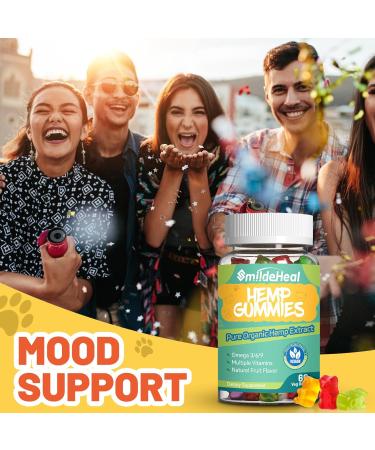2 Pack Hemp Gummies 1 500 000 Extra Strengthen Organic Hemp Gummies Hemp Supplement Gummy with Hemp Oil Extract 120 Gummies 60 Count (Pack of 2) - Buy Online on GoSupps.com