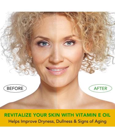 Huile de vitamine E 75000 UI - Huile pure de vitamine E bio pour la peau le visage et le corps - Soin raffermissant contre les cicatrices les rides et les ridules - Buy Online on GoSupps.com