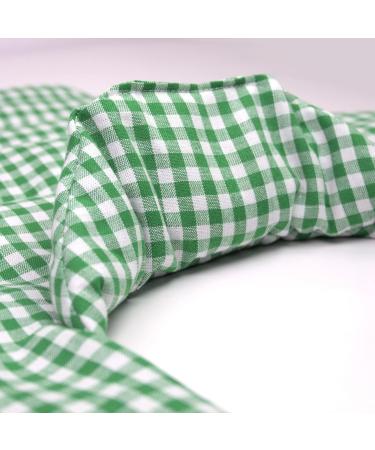 Neck Pillow HWS - Premium Heat Pad for Neck Shoulders & Back - Green-White Rapeseed Pillow for Comfort & Support - Buy Online on GoSupps.com