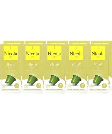 NICOLA Mundi Coffee Capsules Compatible with Nespresso Machines 100-Count - Buy Online on GoSupps.com