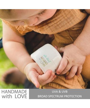 Oh-Lief Natural Face Sunscreen 50ml Certified Natural & Organic Broad-Spectrum protection UVA/UVB Unscented & Preservative free - Buy Online on GoSupps.com