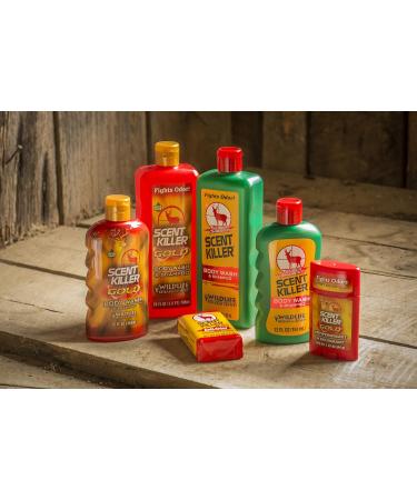 Wildlife Research 540-12 Scent Killer Body Wash - 12 FL OZ | Odor Eliminator for Outdoor Adventures | Small Yellow Bottle - Global Shipping Available - Buy Online on GoSupps.com