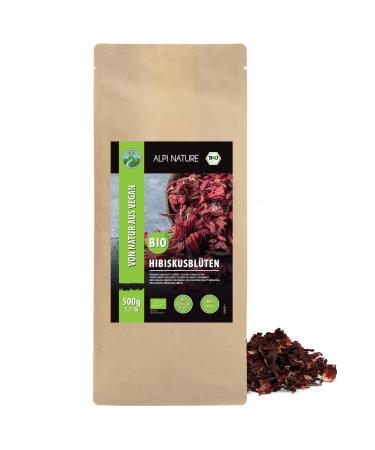 Alpi Nature Alpi Nature Hibiscus Organic Herbal Tea 500g Dried Whole Hibiscus Flowers Loose Tea