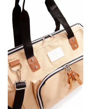 Fume London Baby Bag - Stylish Multifunctional Diaper Bag for Modern Moms & Dads | Beige Baby Travel Bag & Clinic Bag with Multiple Pockets - Buy Online on GoSupps.com