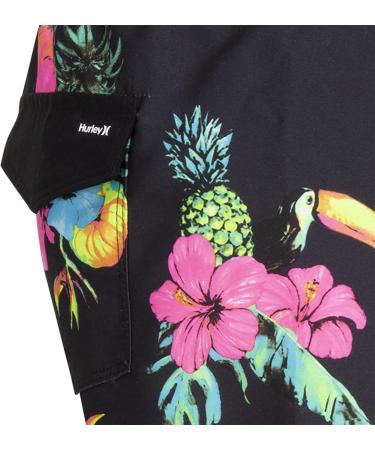 Nike Boys Hrlb Parrot Floral Pull On SWM Board Shorts - Scarlet | 4 Years | International Shipping Available - Buy Online on GoSupps.com
