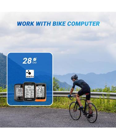MOOFIT CS9 Speed & Cadence Sensor - Bluetooth & ANT+ Wireless Bicycle Sensor IP67 Waterproof Compatible with Wahoo Zwift Peloton Coosporides Rouvy - Black (1 Pack) - Buy Online on GoSupps.com