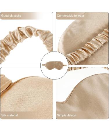 Silk Sleep Mask - Adjustable Satin Eye Cover for Ultimate Comfort | Portable Blindfold for Peaceful Sleep - Buy Online on GoSupps.com