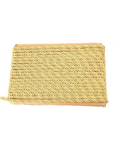 HedongHexi 8mm / 10 Yards Twisted Trim Cord Rope Nylon Twisted Cord Thread String for Home Decor  Crafts Making and Costume Crafting (Mix Gold) - Buy Online on GoSupps.com