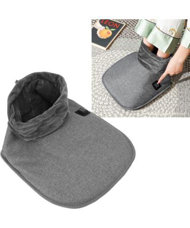 Heated Foot Warmers for Men & Women | USB Heating Pillows | 3-Temperature Settings | Plush Gray Gift for Pain Relief - Buy Online on GoSupps.com