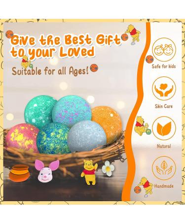 Kids Bath Bombs with Surprise Gifts - 6 Organic Fizzy Balls for Safe and Fun Bath Time | Birthday & Christmas Gifts for Boys and Girls - Buy Online on GoSupps.com