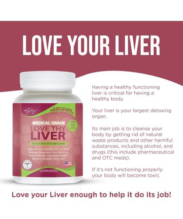 Dr. Liz Cruz Love Thy Liver - Liver Cleanse Detox & Repair Liver Supplements with Enzymes Herbs & Nutritive Ingredients Liver Health Supplement in Veggie Capsules 60 Counts - Buy Online on GoSupps.com