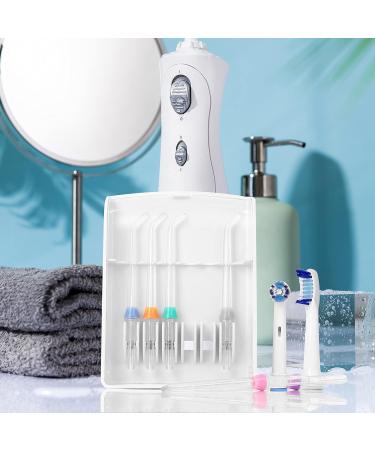 Travel Storage Case for Waterpik Replacement Tips | Transparent Travel Case for Water Flosser Parts | International Shipping Available - Buy Online on GoSupps.com