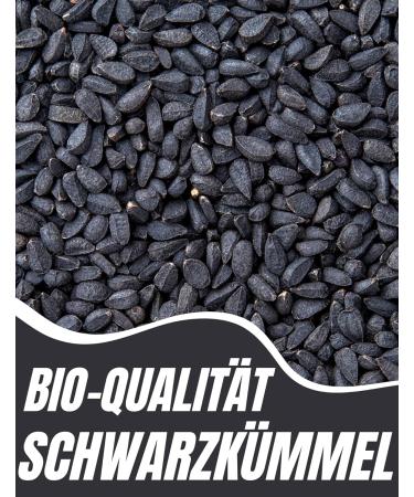 Organic Black Cumin 200g - Nigella Sativa | Certified Organic DE- KO-039 | Premium Omveda Spices for Cooking Tea & Oil | Imported from Egypt - Buy Online on GoSupps.com