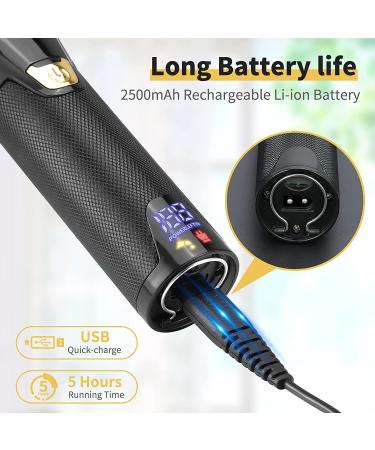 MOSMAOO Cordless Hair Clippers & Trimmer Set for Barbers & Stylists - Hair Cutting & Beard Trimming Combo for Men, Women, Kids - Buy Online on GoSupps.com