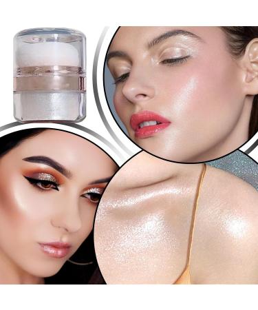 Shimmer Powder Body Highlighter | Glitter Shimmering Body Highlighter Powder - 3G contouring collarbone taper glow fairy makeup brightening makeup - Buy Online on GoSupps.com