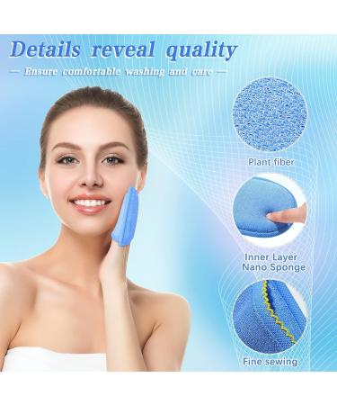 4 Pcs Exfoliating Gloves Set | Facial & Body Scrub Mitts for Deep Cleansing | Skin Exfoliator Tool in 4 Colors - Buy Online on GoSupps.com