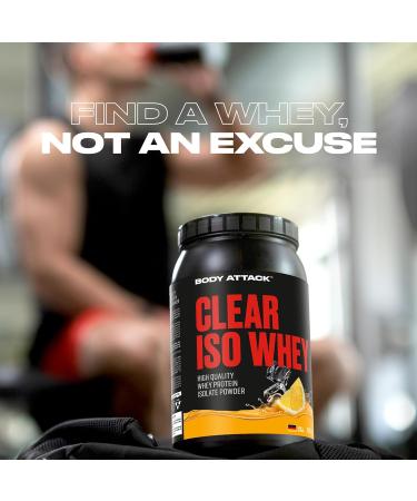  Body Attack Body Attack Clear Iso Whey Lemon 900g Made in Germany Refreshing and transparent whey protein isolate - Buy Online on GoSupps.com