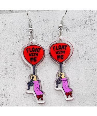 Shop Feylie Cute Frog Acrylic Earrings | Mushroom Drop & Dangle Earrings for Girls | International Shipping - Buy Online on GoSupps.com